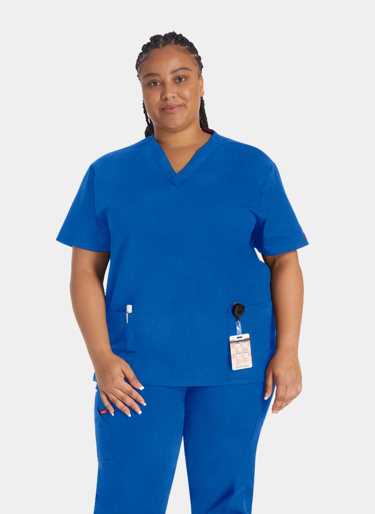 Dickies EDS Signature V-Neck Scrub Top DKE86706-Royal