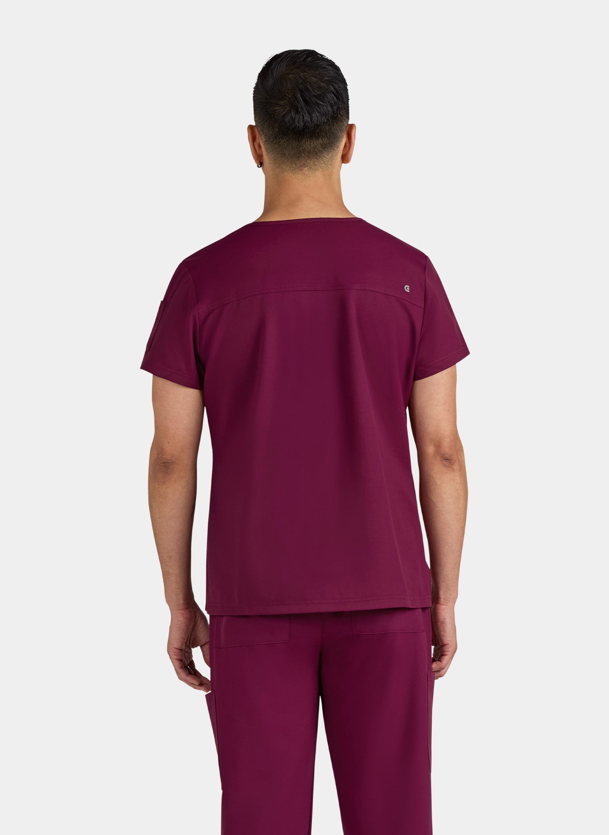 Koi Cureology Arthro Scrub Top - Wine - back