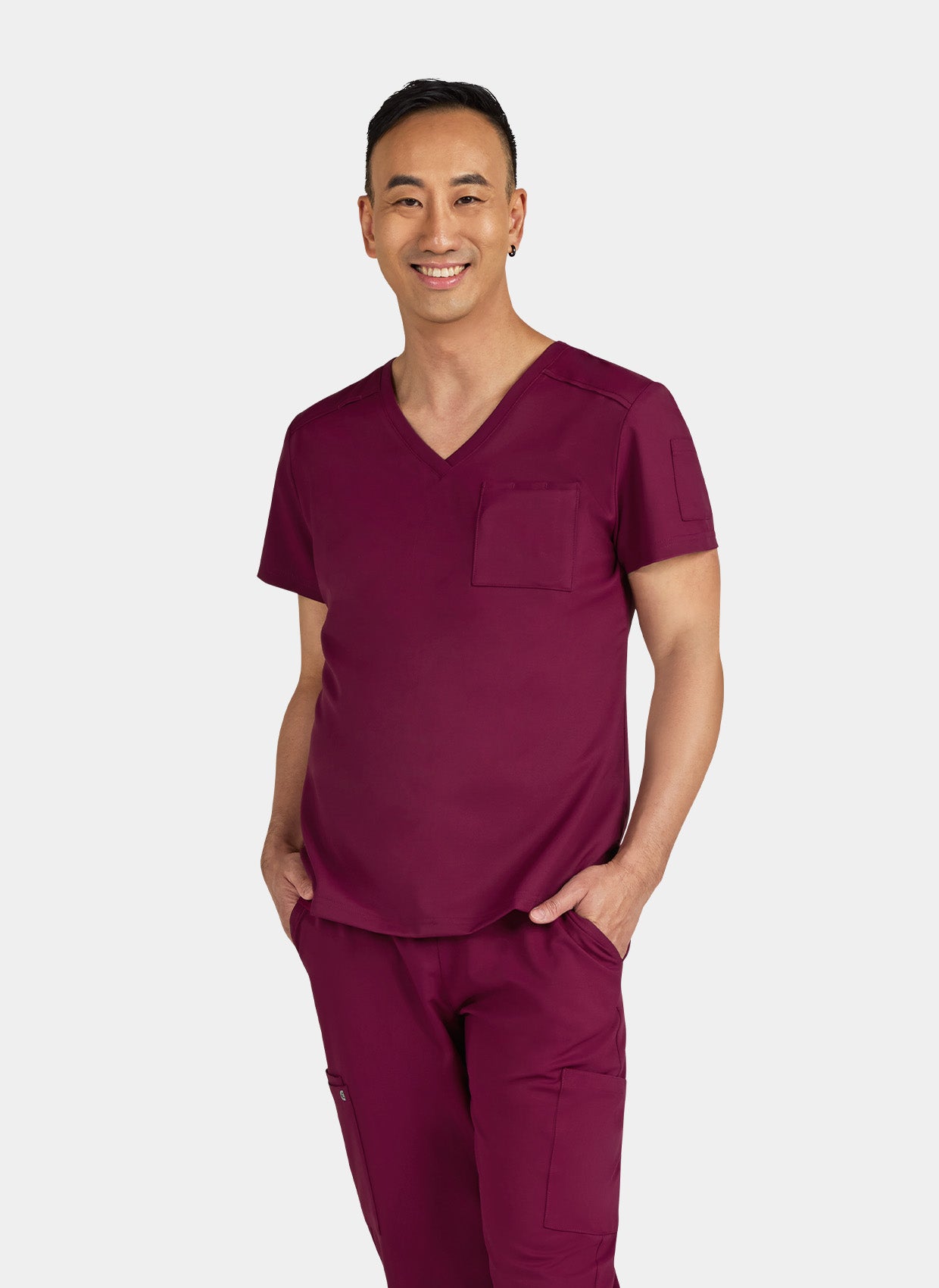 Koi Cureology Arthro Scrub Top - Wine