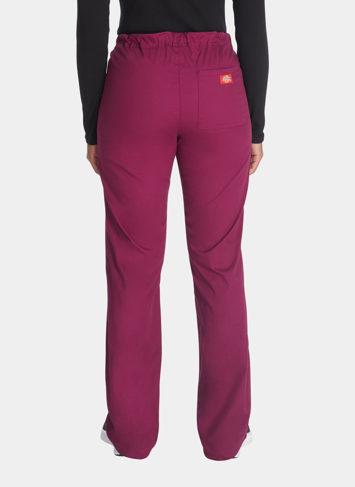 Dickies EDS Signature Unisex Drawstring Scrub Trousers 83006-Wine-Back