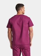 Dickies EDS Signature Unisex Tuckable V-Neck Scrub Top DKE83706-Wine-Back