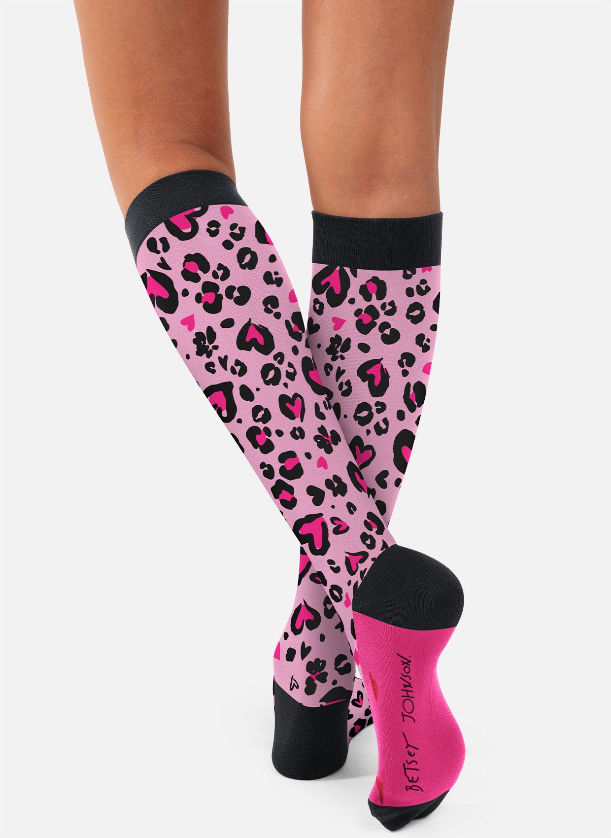 Koi Betsey Johnson Compression Socks - Lovely Tiger (2 pack)