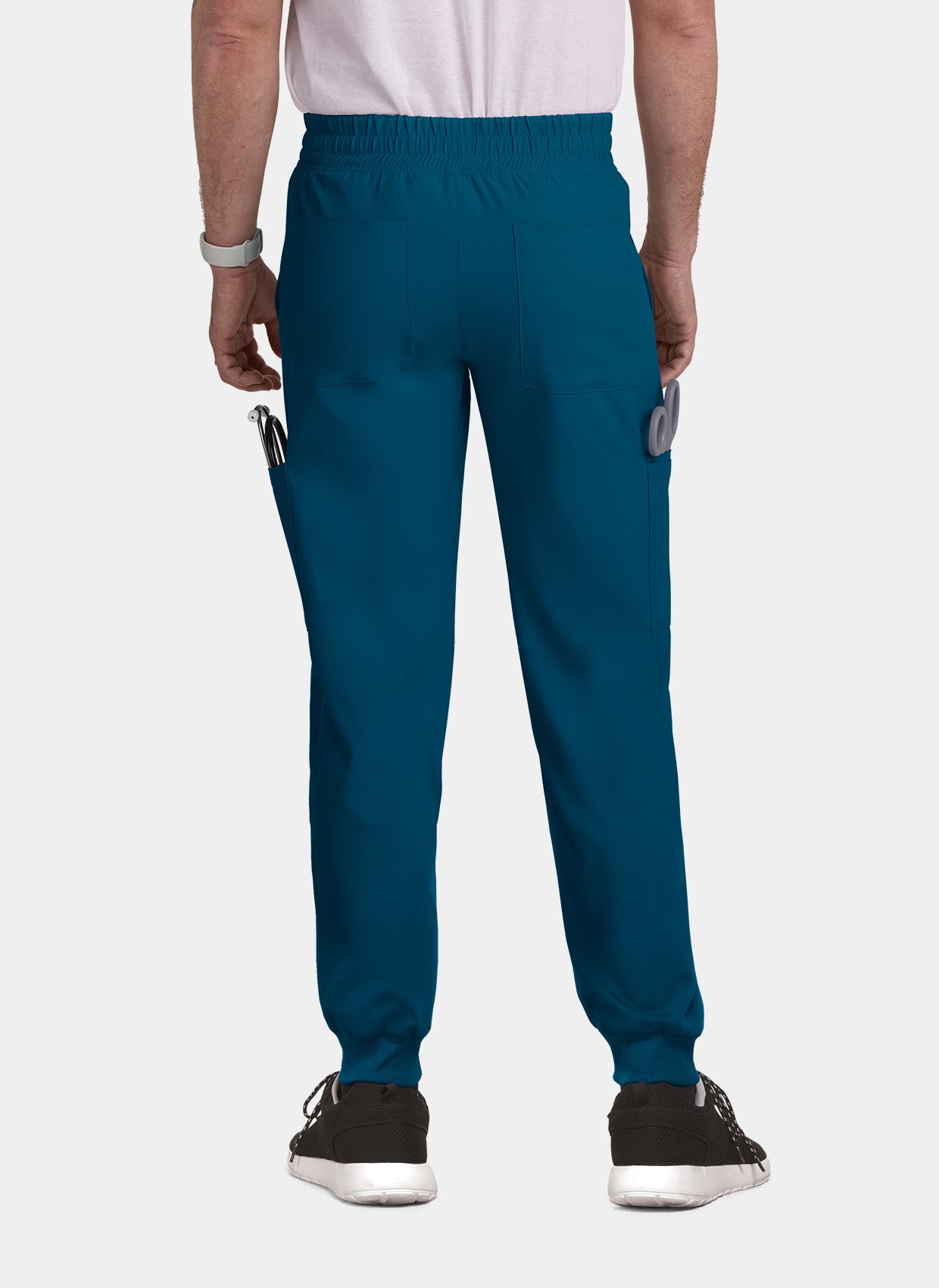 Koi Cureology Connective Scrub Joggers - Caribbean - back