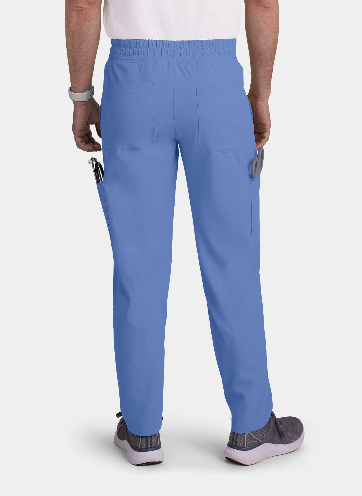 Koi Cureology Neuro Scrub Trousers - True Ceil - Back