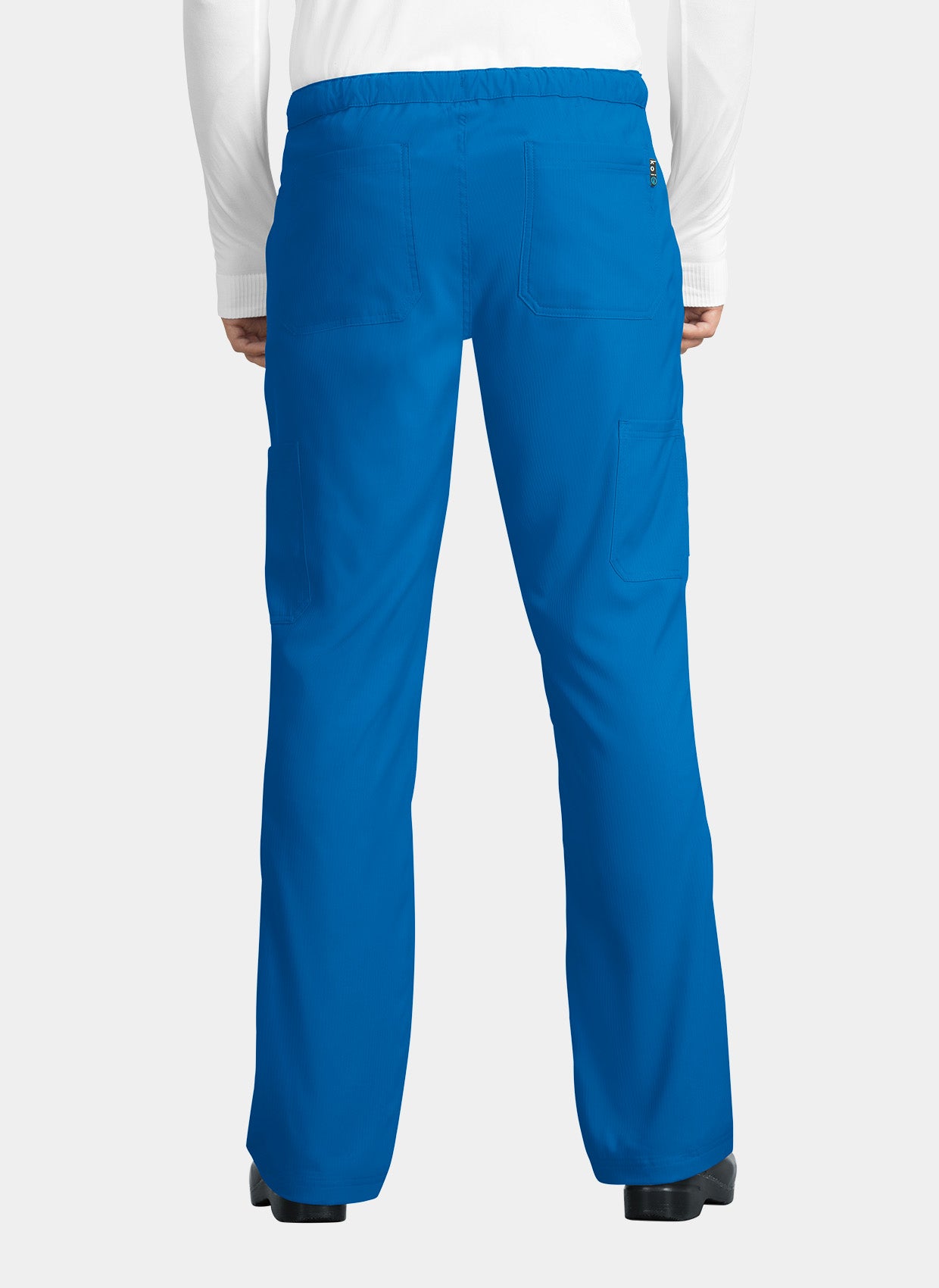 Koi Lite Discovery Scrub Trousers - Royal - Back 