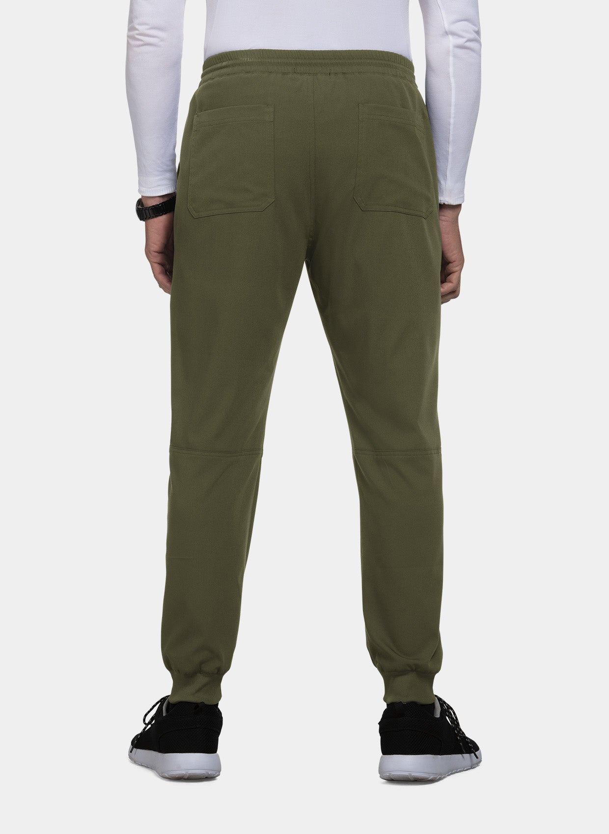 Koi Next Gen Day to Night Joggers- Olive- Back