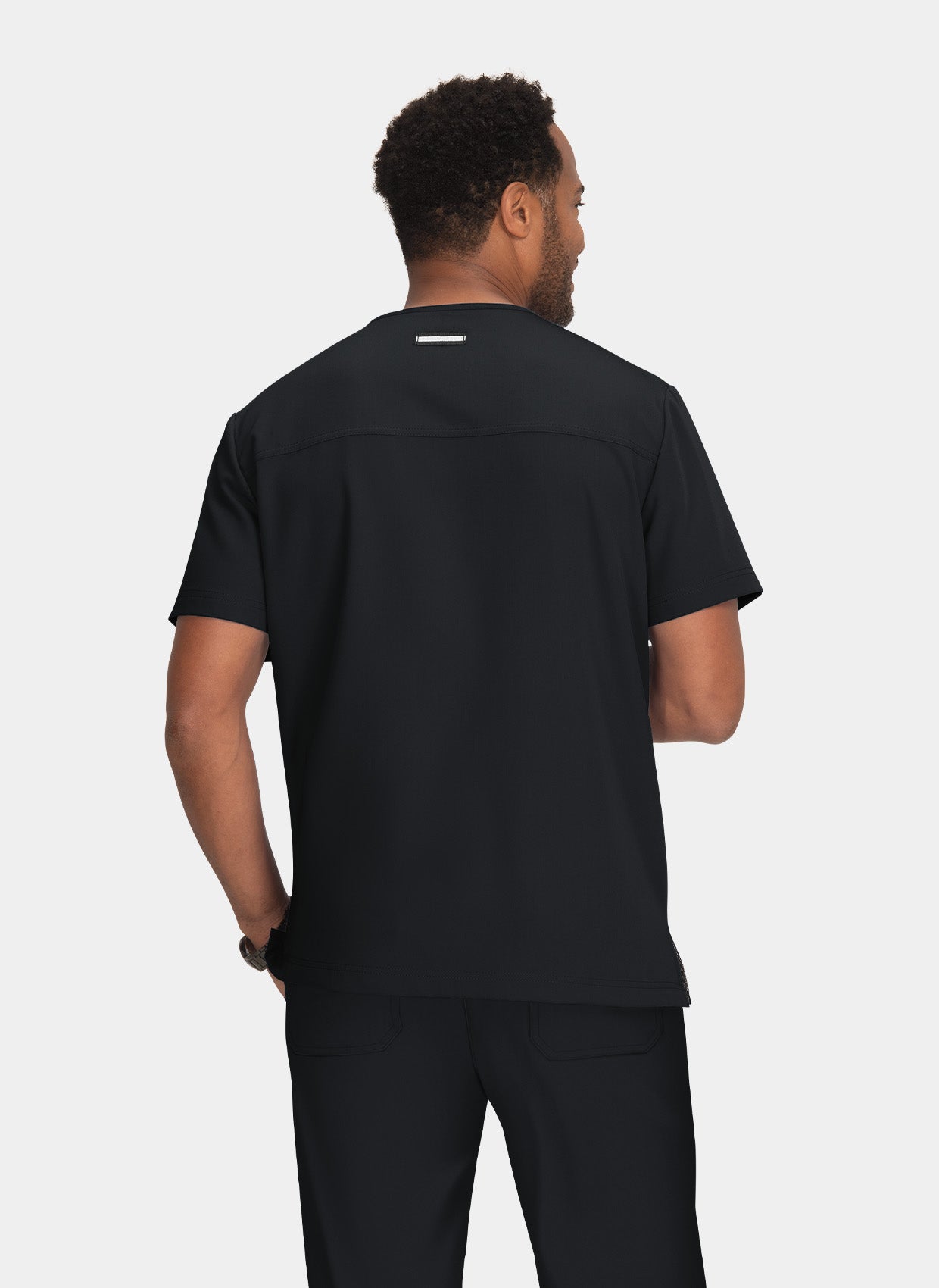 Koi Next Gen Free To Be Scrub Top - Black - Back