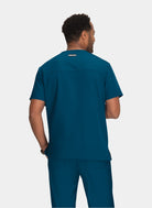 Koi Next Gen Free To Be Scrub Top - Caribbean - Back