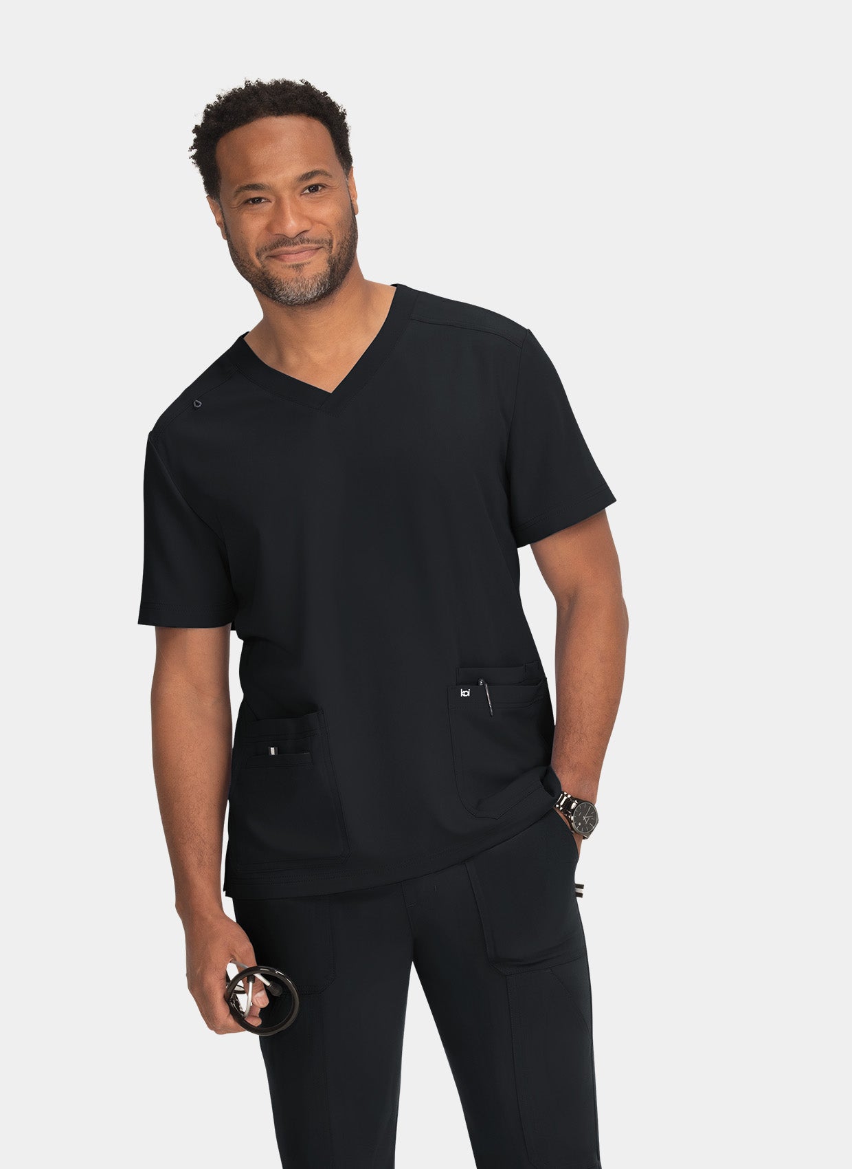 Koi Next Gen Free To Be Scrub Top- Black