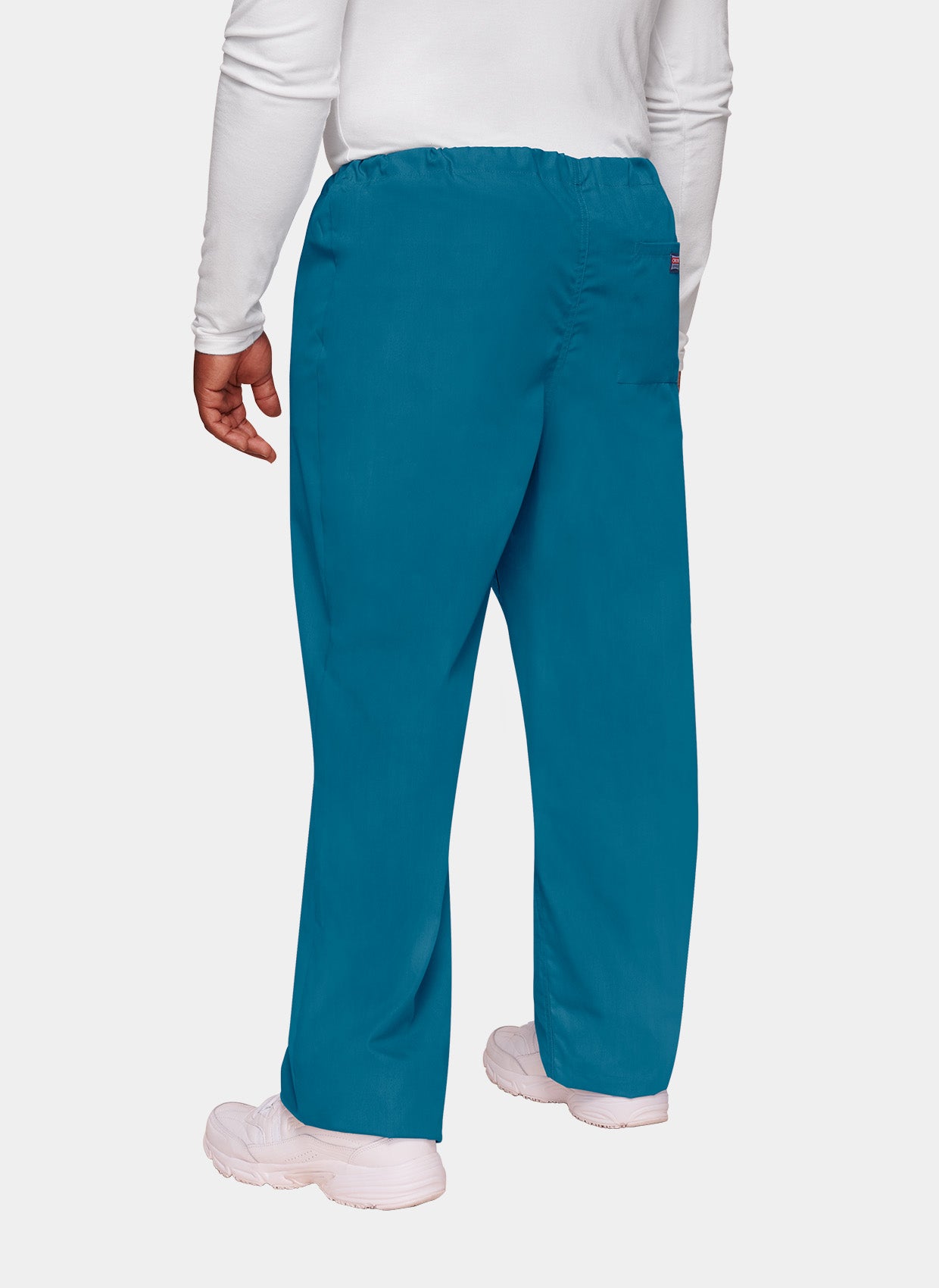 Cherokee Unisex Drawstring Scrub Trousers-Caribbean-Back