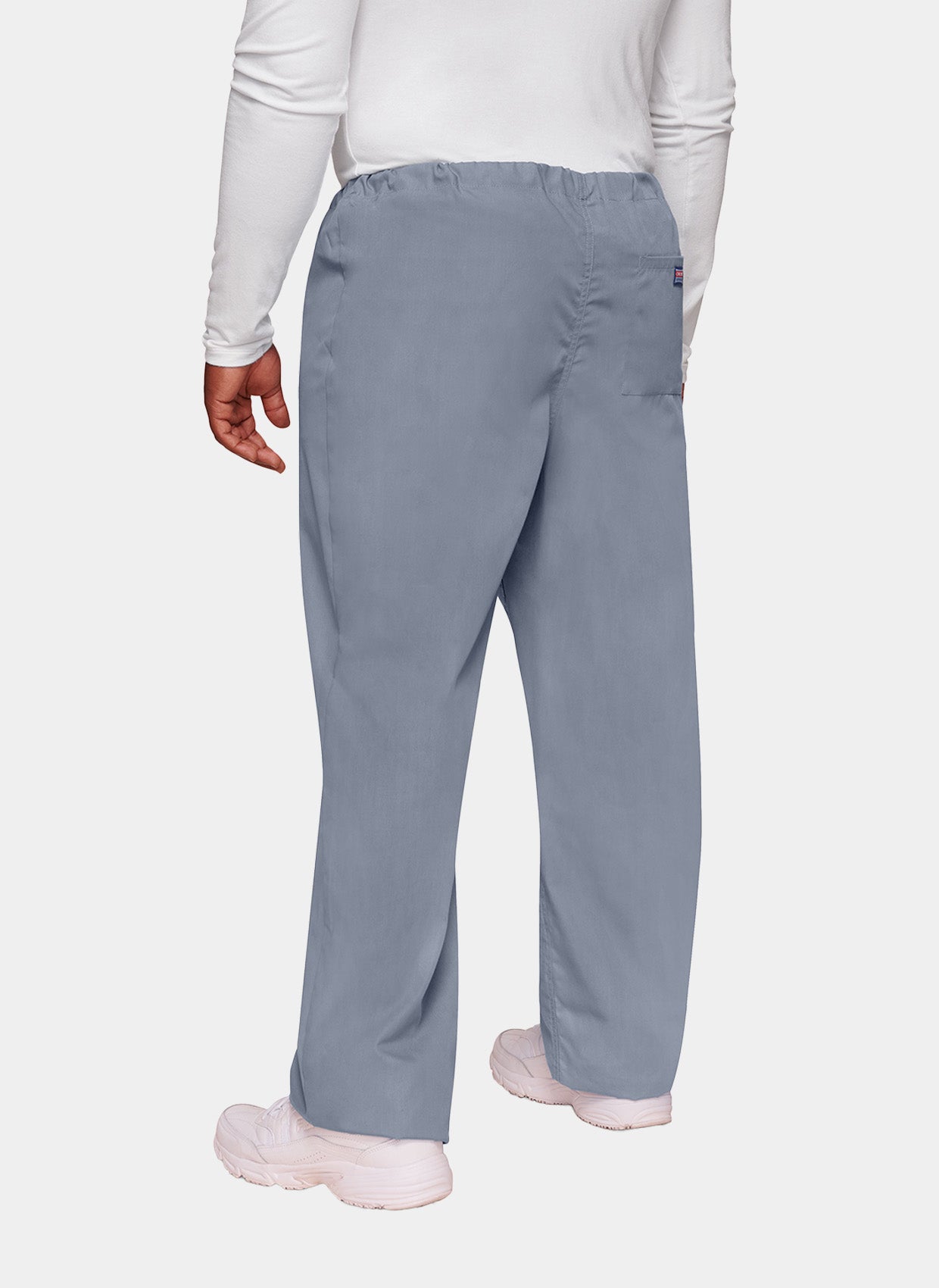 Cherokee Unisex Drawstring Scrub Trousers-Grey-Back