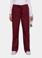 Cherokee Unisex Drawstring Scrub Trousers-Wine