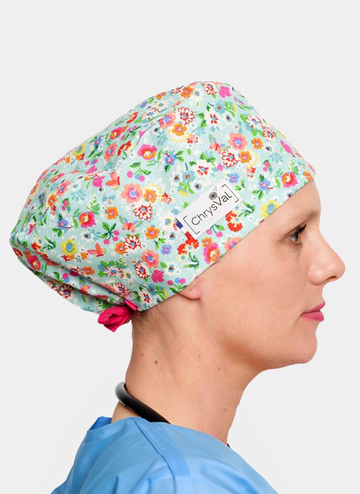 ChrysVal Long Hair Scrub Hat - Prairie - Women