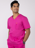 Orange Standard Balboa Scrub Top 