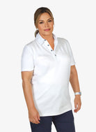 Tee Jays Pima Cotton Unisex Polo Shirt - White - Women