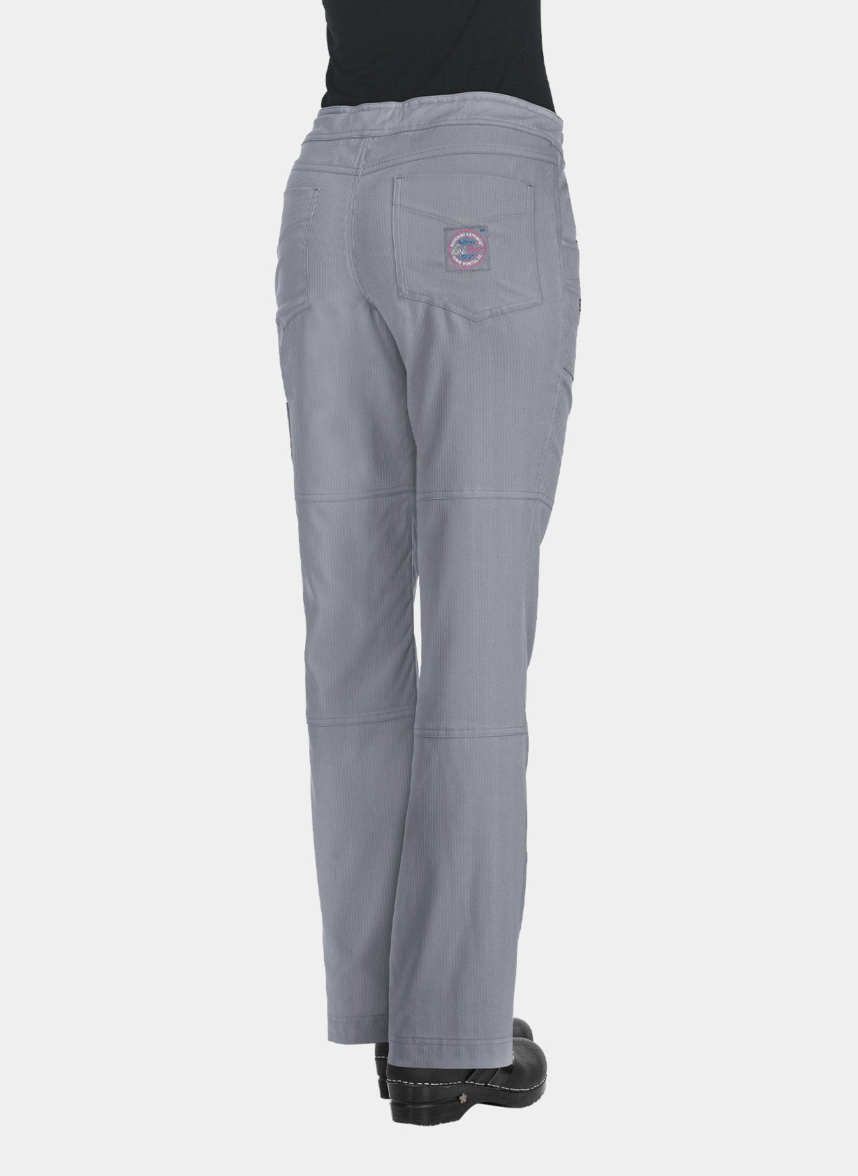 Koi Lite Peace Scrub Trousers - Platinum Grey - back