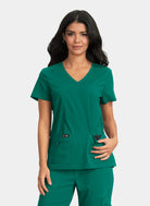 Koi Basics Becca Scrub Top - Hunter