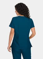 Koi Basics Katie Scrub Top - Caribbean - Back 