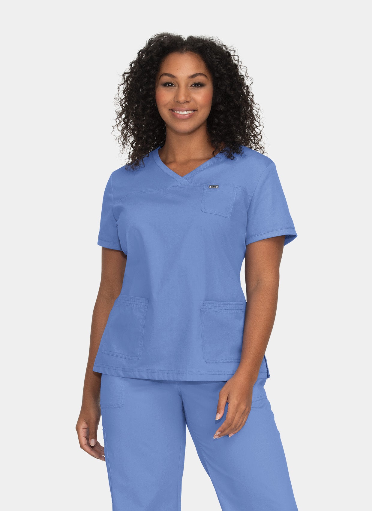 Koi Classics Nicole Scrub Top - True Ceil