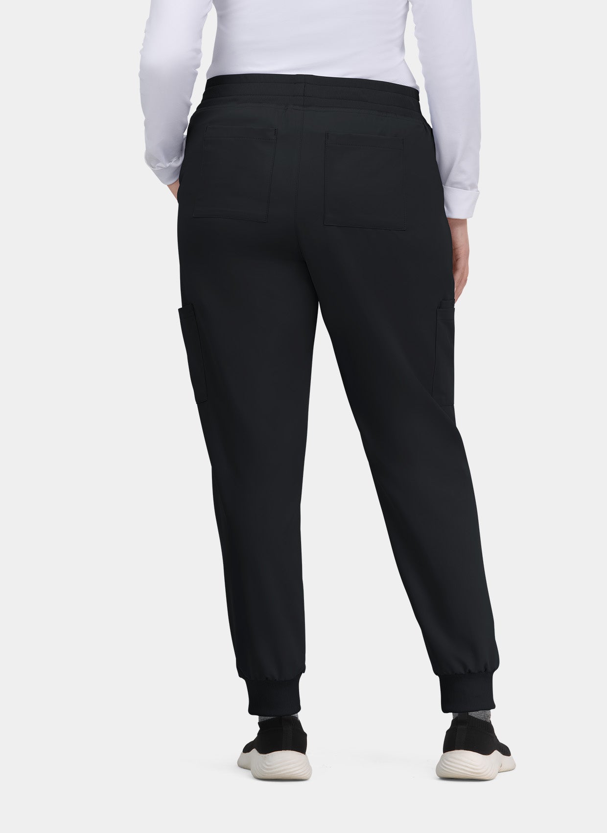 Koi Cureology Pulse Scrub Joggers - Black - Back