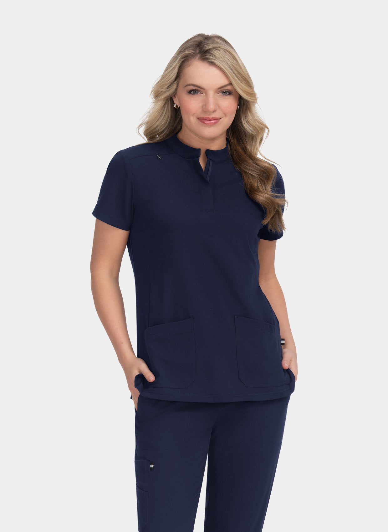 Koi Next Gen Driven Scrub Top - Navy