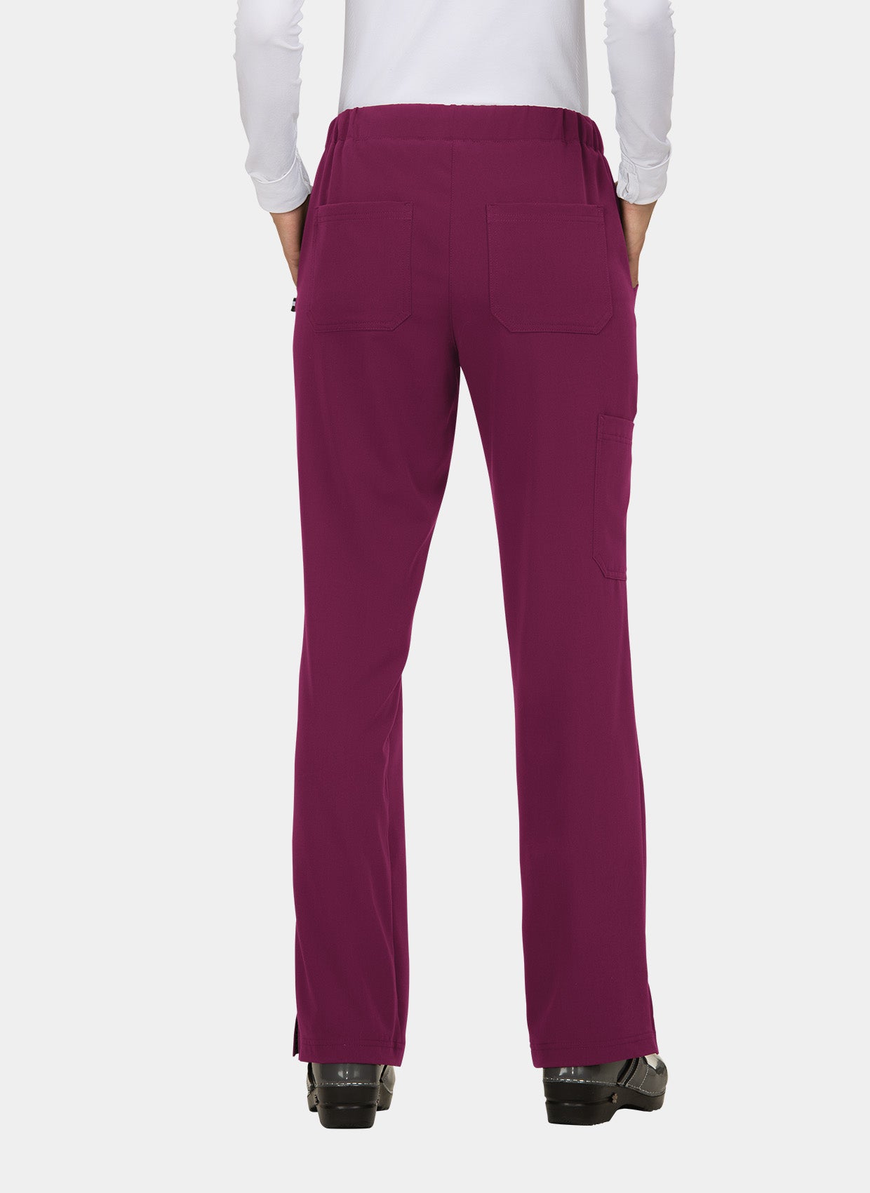 Koi Next Gen Everyday Hero Scrub Trousers - Wine - dos