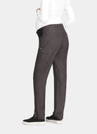 Koi Next Gen On The Move Maternity Scrub Trousers - Heather Grey - Back