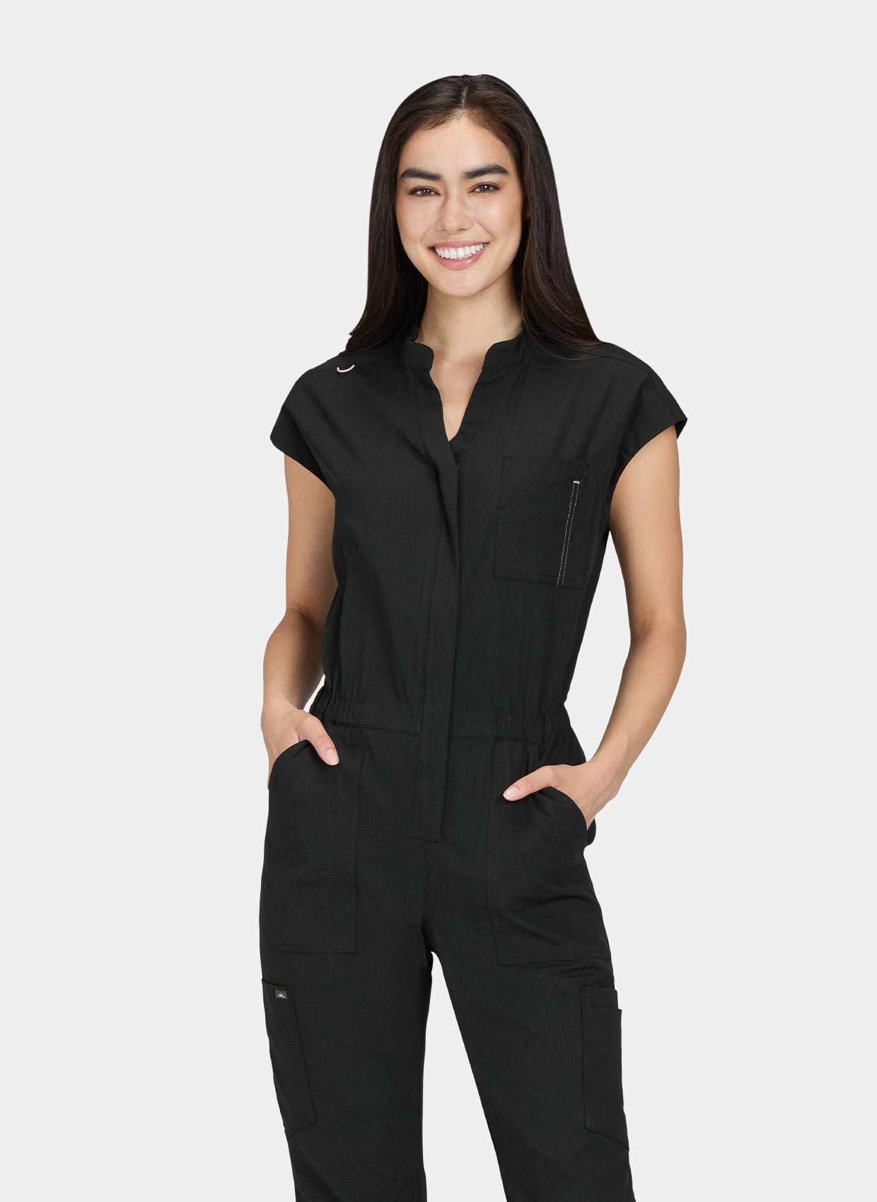 Koi Solis Anja Scrub Jumpsuit - Black